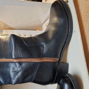 Franco Sarto Black and Brown Women's Boots